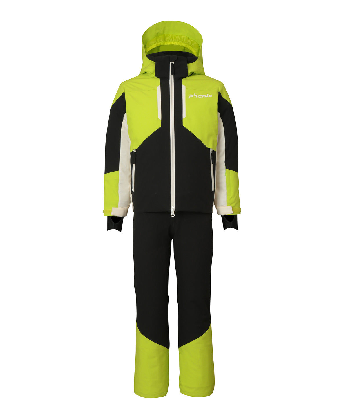 Snow Rush Jr Two-Piece ESB262P80 YELLOW GREEN