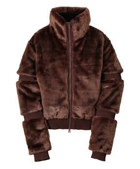 Poodle Peak Jacket ESW26OT51 DARK BROWN