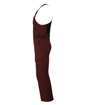 CUTTING EDGE BEYOND SHELL BIB PANTS 0 PSM26OB00 BURGUNDY
